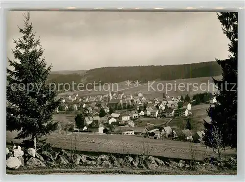 AK / Ansichtskarte Schonach_Schwarzwald Panorama Schonach Schwarzwald