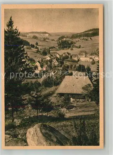 AK / Ansichtskarte Schonach_Schwarzwald Panorama Schonach Schwarzwald