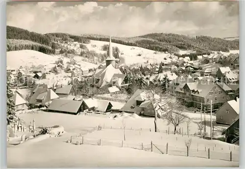 AK / Ansichtskarte Schonach_Schwarzwald Winterlandschaft Schonach Schwarzwald
