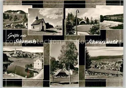 AK / Ansichtskarte Schonach_Schwarzwald Kapelle Panoramen Schonach Schwarzwald