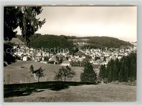 AK / Ansichtskarte Schonach_Schwarzwald Panorama Schonach Schwarzwald