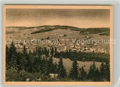 AK / Ansichtskarte Schonach_Schwarzwald Panorama Schonach Schwarzwald