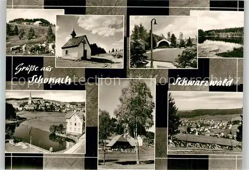 AK / Ansichtskarte Schonach_Schwarzwald Kapelle Panoramen Schonach Schwarzwald