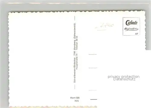 AK / Ansichtskarte Hornberg_Schwarzwald Krankenhaus Hornberg Schwarzwald