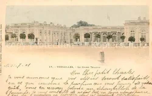 AK / Ansichtskarte Versailles_Yvelines Le Grand Trianon Versailles_Yvelines