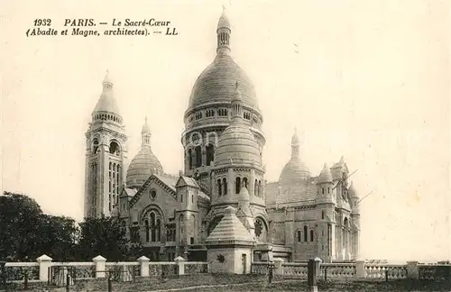 AK / Ansichtskarte Paris Le Sacre Coeur Paris