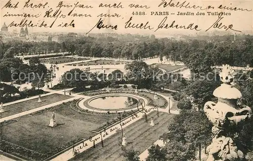 AK / Ansichtskarte Paris Jardin des Tuileries Paris