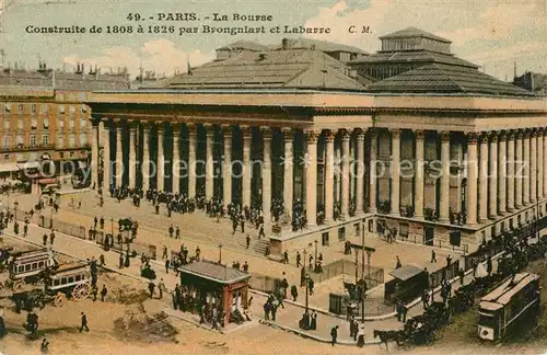 AK / Ansichtskarte Paris La Bourse Paris