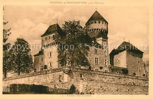 AK / Ansichtskarte Annecy_Haute Savoie Chateau de Montrottier Annecy Haute Savoie