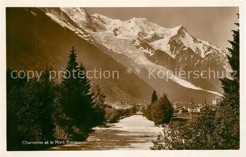 AK / Ansichtskarte Chamonix et le Mont Blanc Chamonix