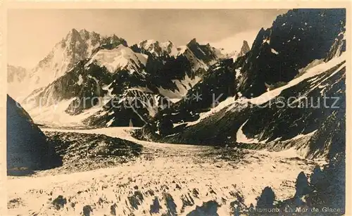 AK / Ansichtskarte Chamonix La Mer de Glace Chamonix