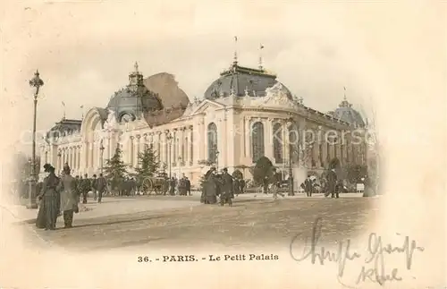 AK / Ansichtskarte Paris Le Petit Palais Paris