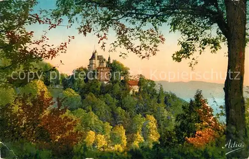 AK / Ansichtskarte Menthon Saint Bernard Chateau de Menthon Lac d Annecy Menthon Saint Bernard