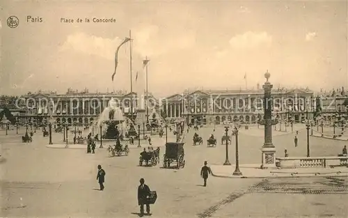 AK / Ansichtskarte Paris Place de la Concorde Paris