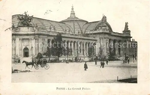 AK / Ansichtskarte Paris Le Grand Palais Paris