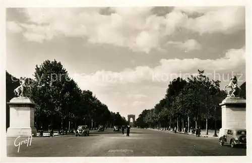 AK / Ansichtskarte Paris Champs Elysees et les chevaux de Marly Paris