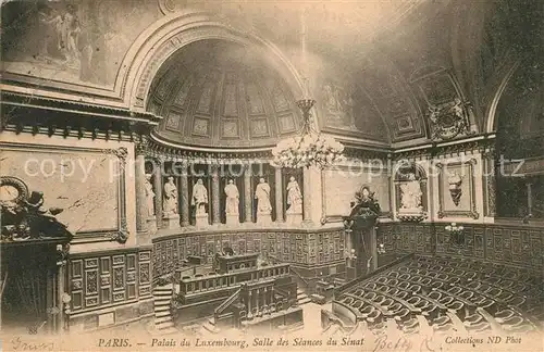 AK / Ansichtskarte Paris Palais du Luxembourg Salle des Seances du Senat Paris