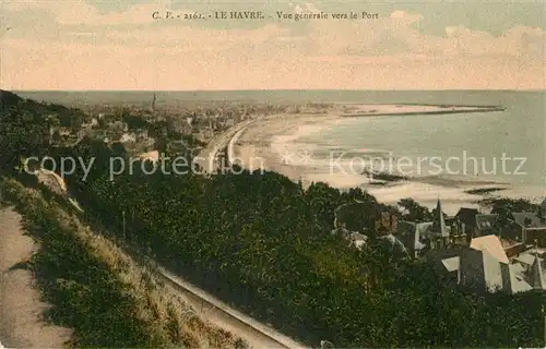 AK / Ansichtskarte Le_Havre Vue generale vers le Port Le_Havre