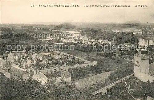 AK / Ansichtskarte Saint Germain en Laye Vue generale prise de l Ascenseur Saint Germain en Laye