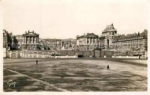 AK / Ansichtskarte Versailles_Yvelines Le Chateau Facade principale Versailles_Yvelines