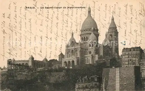AK / Ansichtskarte Paris Le Sacre Coeur de Montmartre Paris