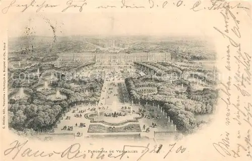 AK / Ansichtskarte Versailles_Yvelines Panorama Versailles_Yvelines