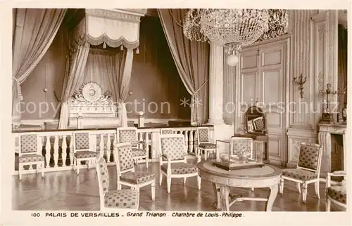 AK / Ansichtskarte Grand Trianon Palais de Versailles Chambre de Louis Philippe Grand Trianon