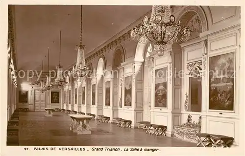 AK / Ansichtskarte Grand Trianon Palais de Versailles La Salle a manger Grand Trianon