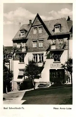 AK / Ansichtskarte Bad_Schwalbach Haus Anna Louise Bad_Schwalbach