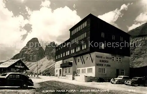 AK / Ansichtskarte Passo_Sella Albergo Maria Flora Passo_Sella