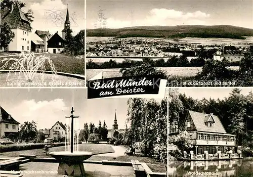 AK / Ansichtskarte Bad_Muenster_Stein_Ebernburg mit Suentel Waldschloesschen Niedersachsenbrunnen Bad_Muenster