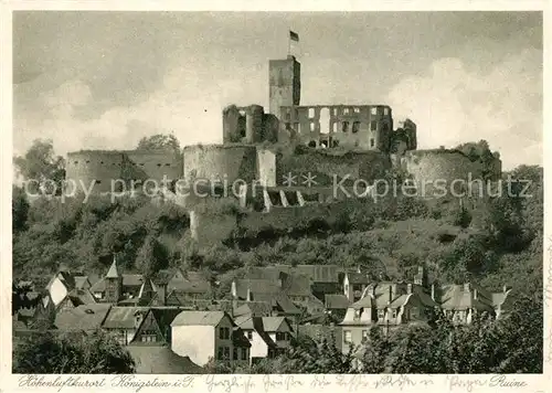 AK / Ansichtskarte Koenigstein_Taunus mit Festung Koenigstein_Taunus