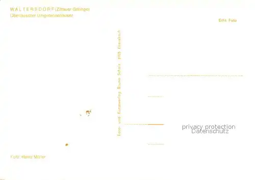 AK / Ansichtskarte Waltersdorf_Bad_Schandau Oberlausitzer Umgebindehaus Waltersdorf_Bad_Schandau