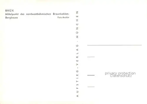 AK / Ansichtskarte Bruex_Most_Sudetengau Mittelpunkt des Braunkohlenbergbau Kirchenpartie Bruex_Most_Sudetengau