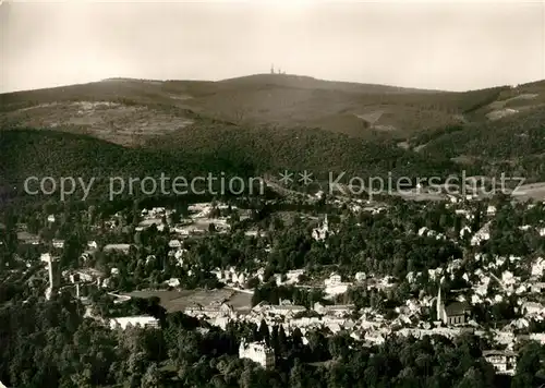 AK / Ansichtskarte Koenigstein_Taunus Fliegeraufnahme mit Feldberg Koenigstein_Taunus