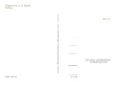 AK / Ansichtskarte Ziegenrueck Rathaus Ziegenrueck