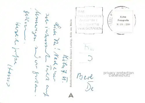 AK / Ansichtskarte Koeln_Rhein Opernhaus und Dom Koeln_Rhein