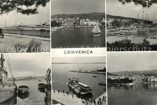 AK / Ansichtskarte Crikvenica_Kroatien Hafen  Crikvenica Kroatien
