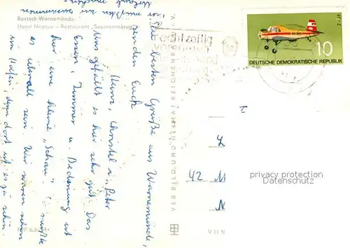 AK / Ansichtskarte Warnemuende_Ostseebad Hotel Neptun Restaurant Seemannskrug Warnemuende_Ostseebad