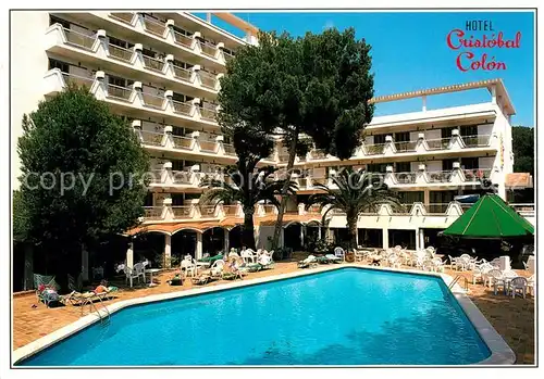 AK / Ansichtskarte Playa_de_Palma_Mallorca Hotel Cristobal Colon Playa_de_Palma_Mallorca