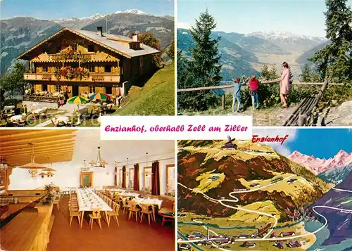 AK / Ansichtskarte Zell_Ziller_Tirol Alpengasthof Enzianhof Zell_Ziller_Tirol