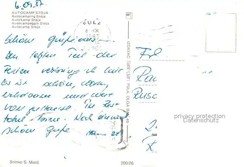 AK / Ansichtskarte Pula Autocamp Stoja  Pula