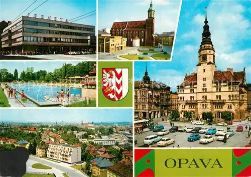 AK / Ansichtskarte Opava_Troppau Hlavni mesto chram  Opava Troppau
