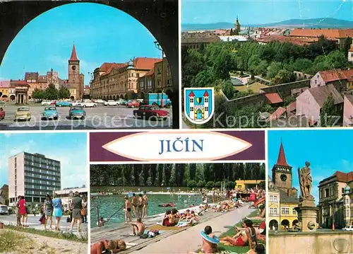 AK / Ansichtskarte Jicin Cidline Valdickou branou zamek Jicin