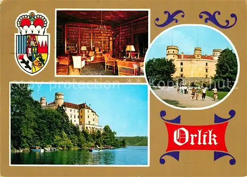 AK / Ansichtskarte Orlik_nad_Vltavou Zamek Orlik_nad_Vltavou