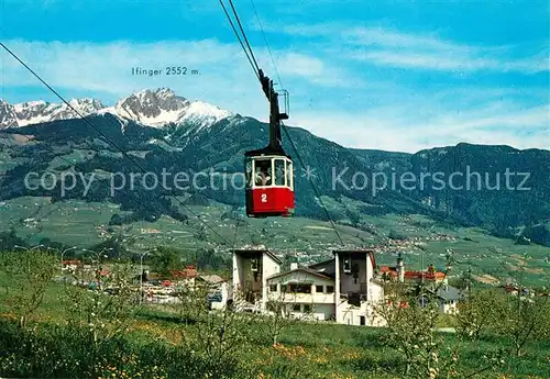 AK / Ansichtskarte Dorf_Tirol Luftseilbahn Ifinger Dorf_Tirol