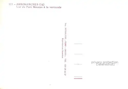 AK / Ansichtskarte Arromanches les Bains Post Winston St. Come Asnelles Arromanches les Bains