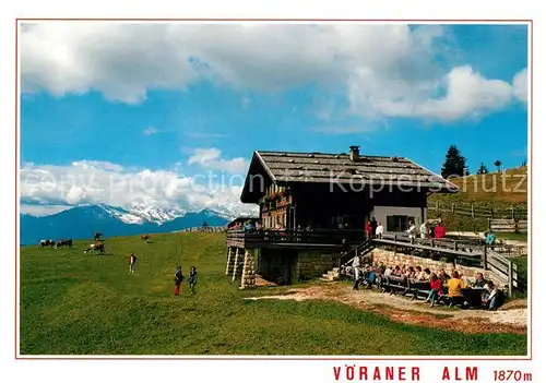 AK / Ansichtskarte Voeran_Verano Voeranner Alm Voeran Verano