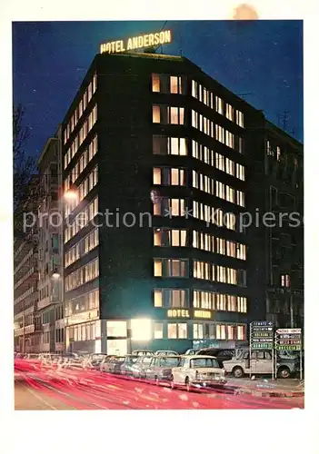 AK / Ansichtskarte Milano Hotel Anderson  Milano