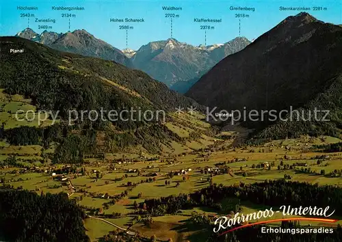 AK / Ansichtskarte Rohrmoos_Schladming Fliegeraufnahme Waldhorn Klafferkessel Hohes Schareck Rohrmoos_Schladming